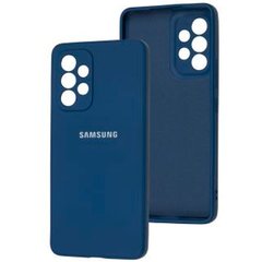 Оригинальный чехол для Samsung Galaxy A53 (A536) Silicone case Синий