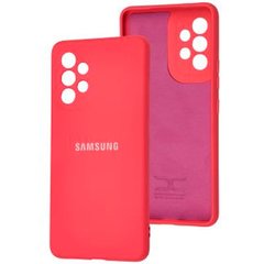 Оригинальный чехол для Samsung Galaxy A53 (A536) Silicone case Малиновый