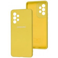 Оригинальный чехол для Samsung Galaxy A53 (A536) Silicone case Желтый