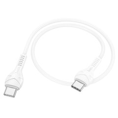 Кабель USB-C на USB-C Hoco x37 короткий Белый